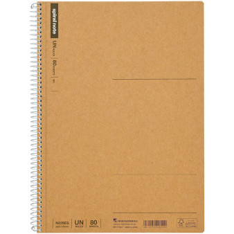 Maruman Spiral Note Basic Notebook Blank B5