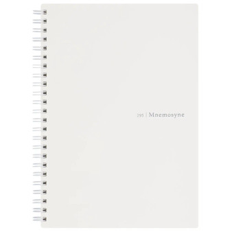 Mnemosyne Soft Notebook Spiral Lined A5 Off White