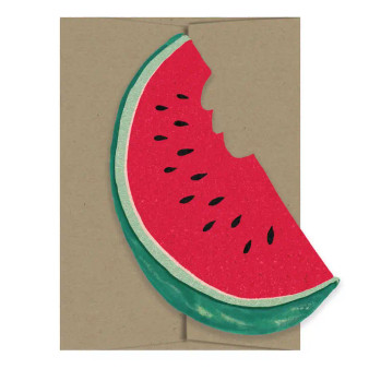 Isatopia Die Cut Card Watermelon