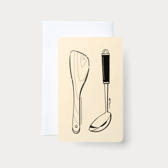 Nandaka Flat Card & Envelope Spatula & Ladle