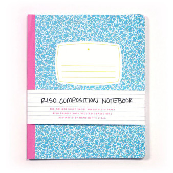 Next Chapter Studio Risograph Composition Notebook Aqua