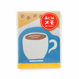 Hightide Retro Memo Pad 3x4 Coffee