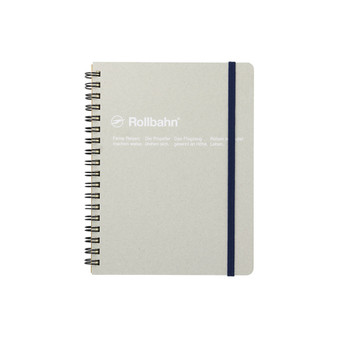 Rollbahn Notebook 5.5x7" Kraft Grey