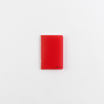 Majuscule Carnet 3.5x5.5" Grid Notebook Red