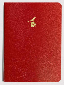 Bieffe Roma Notebook 4.75x6.5" Red