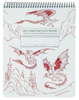Michael Roger Press Decomposition Book Top-Bound Blank Dragons