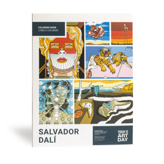 Today is Art Day Salvador Dali Coloring Book