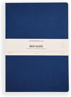 MyPaperclip Neo Basic Sewn Notebook A4 8x11 Ruled Blue