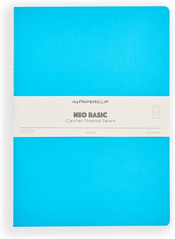 MyPaperclip Neo Basic Sewn Notebook A4 8x11 Ruled Light Blue