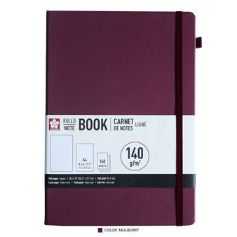 Sakura Notebook Ruled 8x11" Mulberry