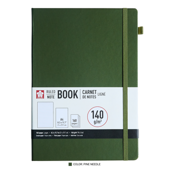 Sakura Notebook Ruled 8x11" Pine Needle