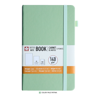 Sakura Notebook Dot 5x8" Pale Patina