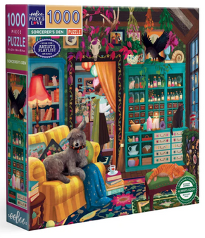 Eeboo 1000 Piece Puzzle Sorcerer's Den