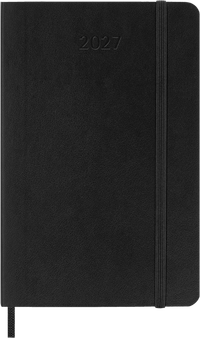 Moleskine Classic Weekly Planner 2027 12 Month Pocket Soft Cover Black