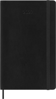 Moleskine Classic Monthly Planner 2027 12 Month Large Soft Cover Black