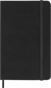 Moleskine Classic Weekly Planner 26/27 Weekly 18 Month Pocket Hard Cover Black