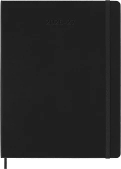 Moleskine Classic Weekly Planner 26/27 Weekly 18 Month XL Hard Cover Black