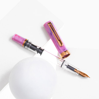 TWSBI ECO Fountain Pen Fluorite Purple w/Bronze M