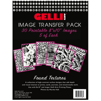 Gelli Arts Image Transfer Pack Found Textures
