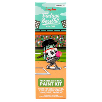 Angelus Leather Paint Vintage Baseball Color Kit