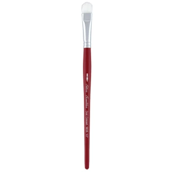Silver Scrubber Brush Oval/Crescent 1/2"