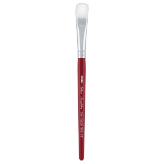 Silver Scrubber Brush Oval/Crescent 5/8"