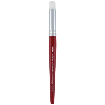 Silver Scrubber Brush Cloud/Smudge 1/2"