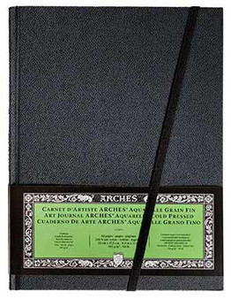 Arches Aquarelle Art Journal 90lb Cold Press 8x11"