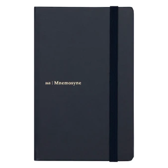 Maruman Mnemosyne Journal 5mm Dot Grid A6 Navy