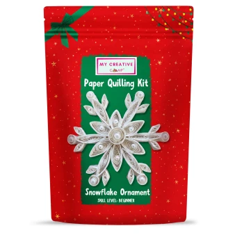 My Creative Camp Snowflake Ornament Quilling Kit