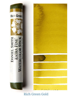 Daniel Smith Watercolor Stick Rich Green Gold