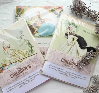 A House of Books Vintage Children's Page Paper Pack