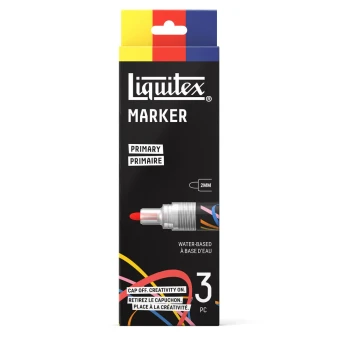 Liquitex Paint Marker 2mm Primary 3 Piece Set