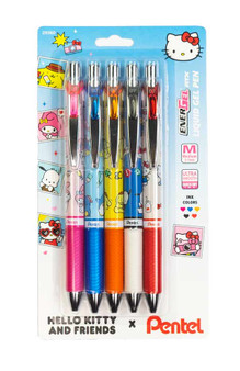 Pentel EnerGel Gel Pens Hello Kitty 5 Pack