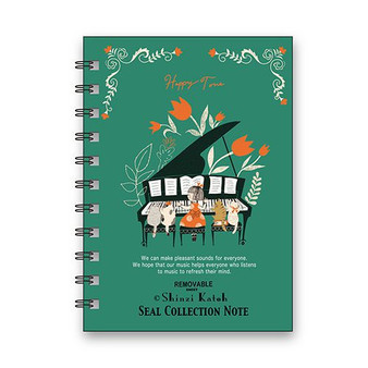Spoon Reusable Sticker Keeper Happy Tone Piano