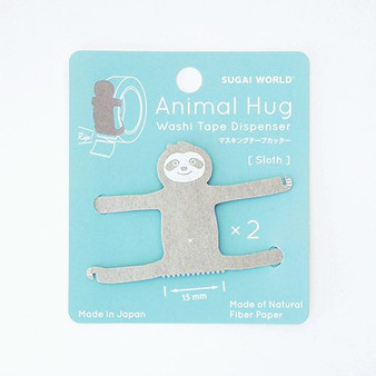 Spoon Animal Hug Washi Tape Cutter Sloth