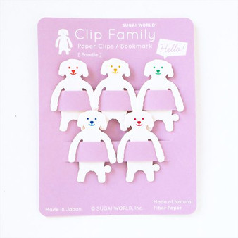 Spoon Animal Clip Family Poodle