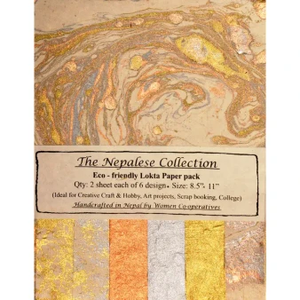 Giftsland Lokta Paper Pack Metallic