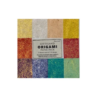 Giftsland Origami Pack Glitter 20 Pack