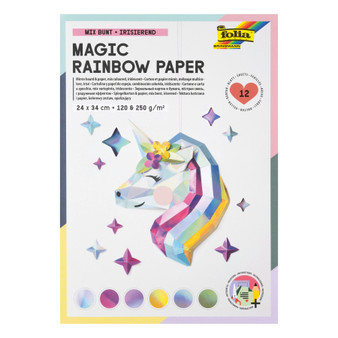 Magic Rainbow Paper Pad 9x13"