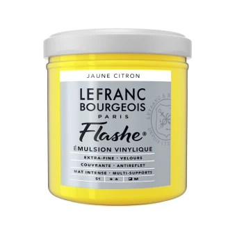 Lefranc & Bourgeois Flashe Vinyl 125ml Lemon Yellow