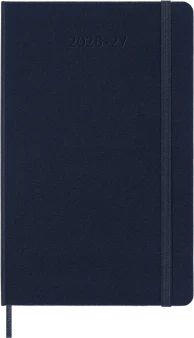 Moleskine Classic Weekly Planner 26/27 Weekly 18 Month Large Hard Cover Blue