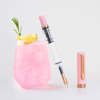 TWSBI ECO Fountain Pen Pink Lemonade w/Bronze B
