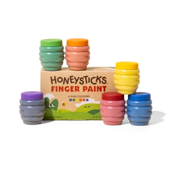 Honeysticks Finger Paints 6pk 55ml