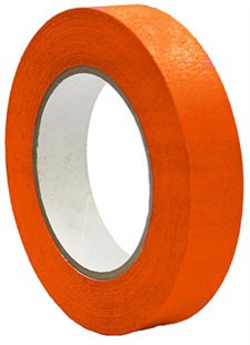 Colored Masking Tape 1" x 55 yards Orange