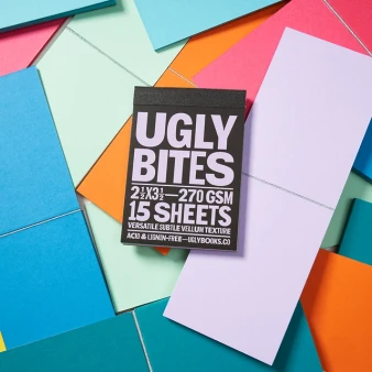 Uglybooks Uglybites 3.5x2.5" Pastel Purple