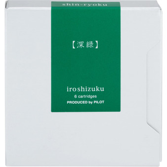 Pilot Iroshizuku Ink Cartridge 6 Pack Shin-Ryoku