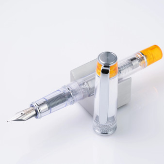 Pilot Prera Fountain Pen Clear/Orange M