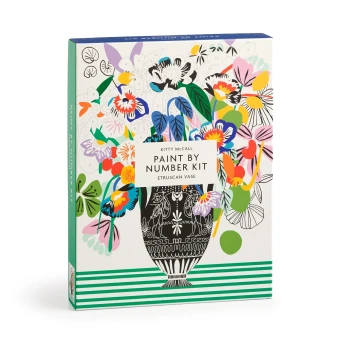 Galison Paint by Number Kit 9x12" Kitty McCall Etruscan Vase