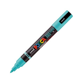 POSCA Acrylic Paint Marker Brush PC-5BR Aqua Green